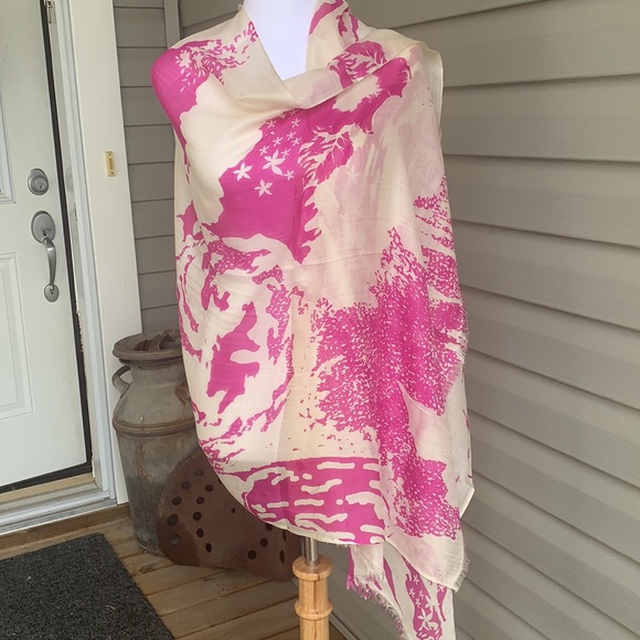 100% silk scarf from indigo